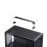 Корпус JONSBO Jonsplus Z20 Black без БП, боковая панель из закаленного стекла, mini-ITX, micro-ATX, черный