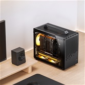 Корпус JONSBO Jonsplus Z20 Black без БП, боковая панель из закаленного стекла, mini-ITX, micro-ATX, черный