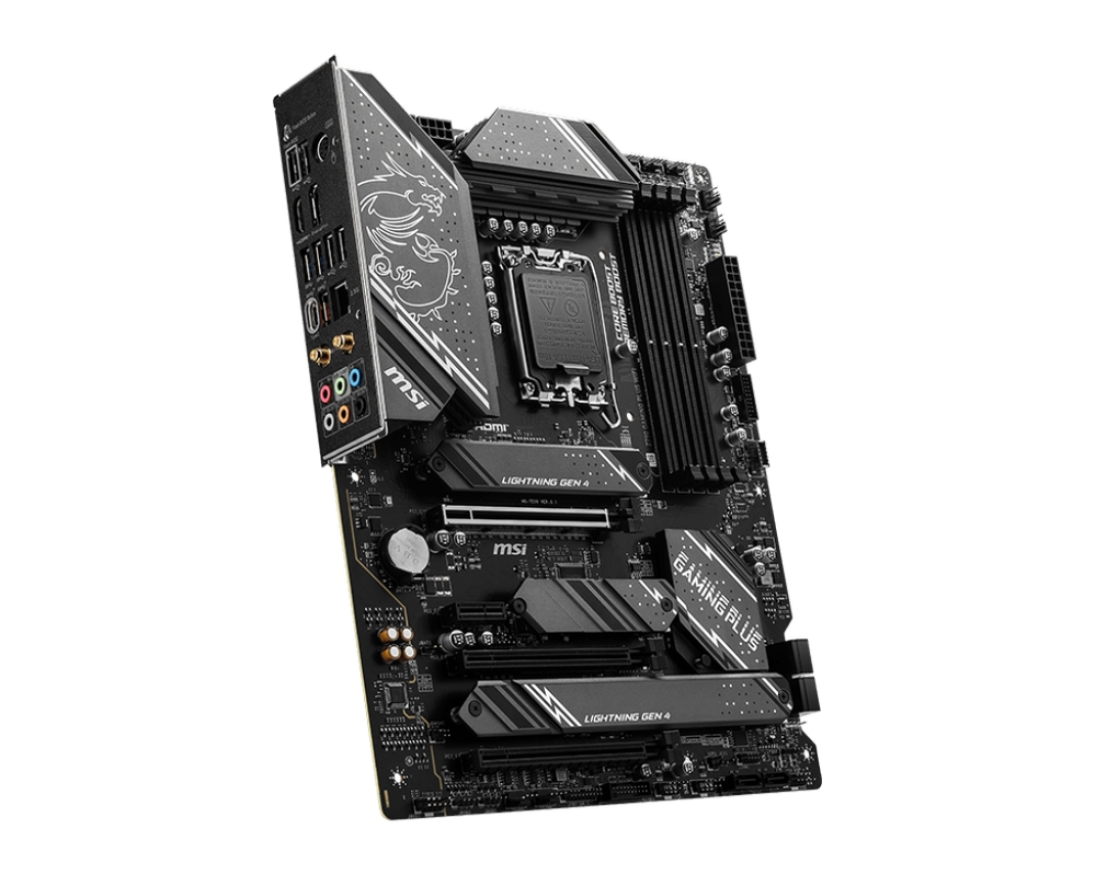 Материнская плата MSI Z790 GAMING PLUS WIFI / Intel Z790 LGA1700 4xDDR5 4xM.2 6xSATA HDMI DP / ATX