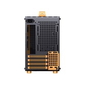 Корпус JONSBO Jonsplus Z20 Orange/Black без БП, боковая панель из закаленного стекла, mini-ITX, micro-ATX, черно-оранжевый