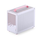 Корпус JONSBO Jonsplus Z20 Pink/White без БП, боковая панель из закаленного стекла, mini-ITX, micro-ATX, бело-розовый