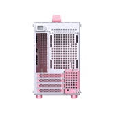 Корпус JONSBO Jonsplus Z20 Pink/White без БП, боковая панель из закаленного стекла, mini-ITX, micro-ATX, бело-розовый