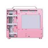 Корпус JONSBO Jonsplus Z20 Pink/White без БП, боковая панель из закаленного стекла, mini-ITX, micro-ATX, бело-розовый