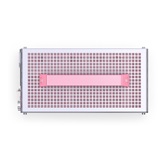 Корпус JONSBO Jonsplus Z20 Pink/White без БП, боковая панель из закаленного стекла, mini-ITX, micro-ATX, бело-розовый