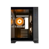 Корпус CHIEFTEC VISIO GM-30B-TG-OP без БП, боковое окно (панорама) из закаленного стекла, 6xPWM ARGB 120мм вентиляторов, черный, ATX