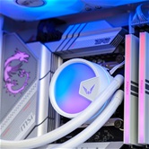 Система водяного охлаждения Valkyrie A240 ARGB White / 2x120mm ARGB fans, 230W TDP, 32.8dBA / HW A240W