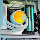 Система водяного охлаждения Valkyrie A240 ARGB White / 2x120mm ARGB fans, 230W TDP, 32.8dBA / HW A240W