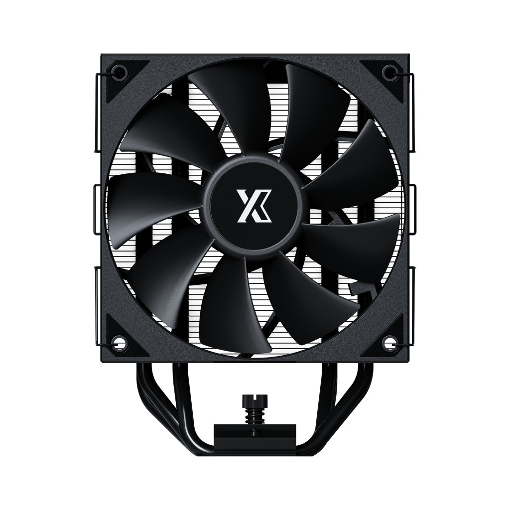 Кулер XASTRA AR400 DIGITAL BK  LGA1851/1700/1200/115X/AM5/AM4 (20шт/кор, TDP 220W, 4 тепл.трубки , PWM FAN 120mm black , top cover with display, black heatsink ) RET