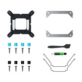 Кулер XASTRA AR400 DIGITAL BK  LGA1851/1700/1200/115X/AM5/AM4 (20шт/кор, TDP 220W, 4 тепл.трубки , PWM FAN 120mm black , top cover with display, black heatsink ) RET