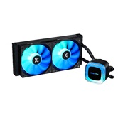 Система водяного охлаждения XASTRA LP240 ARGB BK Intel LGA LGA1851/1700/1200/115X/AM5/AM4 ( 2x120, ARGB fan and PUMP,  TDP 265W, black) RET
