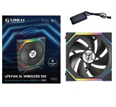 Вентилятор Lian Li UNI FAN SL WIRELESS 120 / 12SL1W1B BLACK / 120x124,5x28мм (PWM, ARGB, 2000 об/мин (Max.), 28.5dBa) / G99.12SL1W1B.R0