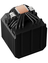 Кулер upHere UP2KC6 Black / 6HPx6mm, 265W TDP, dual tower, 2x120mm fans, 600-1650RPM, 68 CFM, 25dBA, ARGB cover / UP2KC6