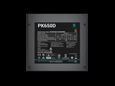 Блок питания Deepcool GAMERSTORM PK650D (ATX 2.4, 650W, PWM 120mm fan, Active PFC+DC to DC, 80+ BRONZE) RET