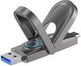 Накопитель USB3.2+TypeC Solid State Flash Drive Netac US9 256Gb 900MB/1000MB/s металлический корпус [NT03US9C-256G-32TA]