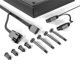 Вентилятор ID-COOLING AS-140-ARGB-K 140x140x25мм (60шт./кор, PWM, резиновые углы, черный, 300-1800об/мин, супертихий)  BOX