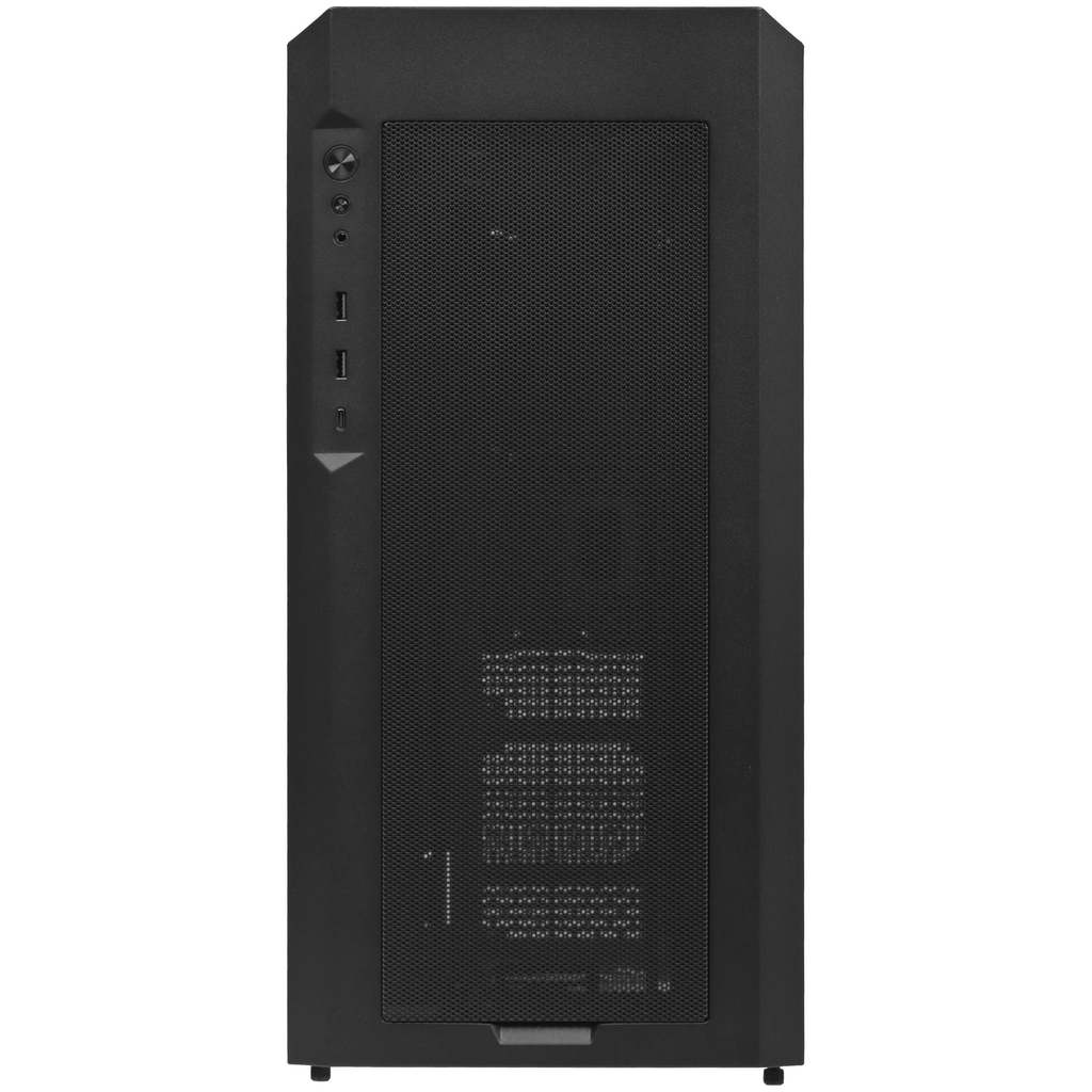 Корпус PHANTEKS Eclipse G400A, Black, 4x140mm ARGB Fan + ARGB Strip, боковая панель Tempered Glass, Mid-Tower / PH-EC400GA_DBK01