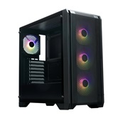 Корпус XASTRA  A500 4ARGB Black ATX/Mesh/ tempered glass / 4x 120mm FC120-ARGB PWM fans/ A500-BK-FC120ARGB-4F-GL