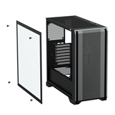 Корпус XASTRA  A500 4ARGB Black ATX/Mesh/ tempered glass / 4x 120mm FC120-ARGB PWM fans/ A500-BK-FC120ARGB-4F-GL