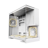 Корпус Geometric Future Model 5 White with fans / mid tower, E-ATX / 5x140mm ARGB fans / 1AM5WKWT01100