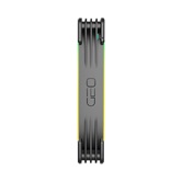 Вентилятор Geometric Future Squama 2503B-14 Single Pack / 140mm, PWM, 2400 RPM, 91.15 CFM, 34.0 dBA, 5V ARGB, Black / 1F2503B114000