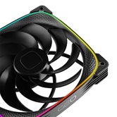 Вентилятор Geometric Future Squama 2503RB-14 Reverse Black / 140mm, PWM, 2100 RPM, 71.80 CFM, 34.0 dBA, 5V ARGB / 1F2503R114000