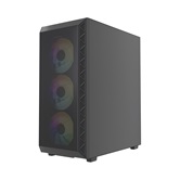 Корпус Powercase Mistral S4B, Tempered Glass, 4x 120mm FRGB Fans, чёрный, ATX  (CMSB-L4)