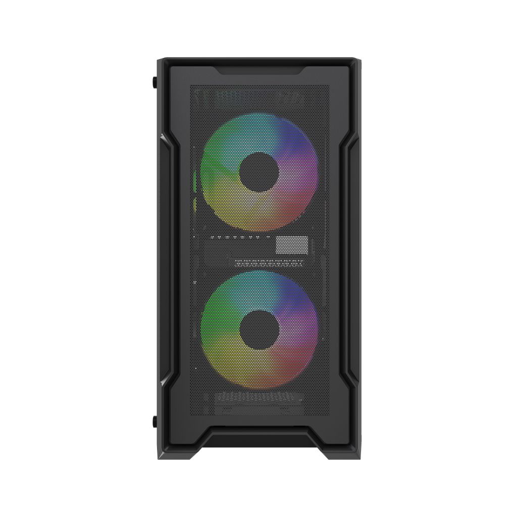 Корпус Powercase Mistral Micro X3B ARGB, Tempered Glass, 3x 120mm ARGB PWM Fan, чёрный, mATX  (CMMXB-A3)