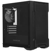 Корпус Powercase Mistral Micro X3B ARGB, Tempered Glass, 3x 120mm ARGB PWM Fan, чёрный, mATX  (CMMXB-A3)