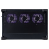 Корпус 1STPLAYER MEGAVIEW MV8-TP ARGB Black / ATX / 7x120mm ARGB fans & hub / MV8-TP-BK-6FC7R-1FC7-HUB2
