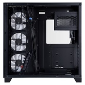 Корпус 1STPLAYER MEGAVIEW MV8-TP ARGB Black / ATX / 7x120mm ARGB fans & hub / MV8-TP-BK-6FC7R-1FC7-HUB2