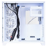 Корпус 1STPLAYER MEGAVIEW MV8-TP ARGB White / ATX / 7x120mm ARGB fans & hub / MV8-TP-WH-6FC7R-W-1FC7-W-HUB2