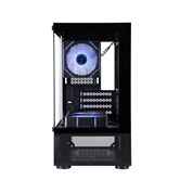 Корпус 1STPLAYER MIKU Mi2-A ARGB Black / mATX / 3x120mm ARGB fans / Mi2-A-BK-2FC7R-1FC7