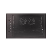 Корпус 1STPLAYER MIKU Mi7-A ARGB Black / ATX / 3x120mm ARGB fans / Mi7-A-BK-2FC7R-1FC7