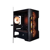 Корпус 1STPLAYER TRILOBITE T3 ARGB Black / mATX / 4x120mm ARGB fans / T3-BK-4F7