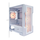 Корпус 1STPLAYER TRILOBITE T3 ARGB White / mATX / 4x120mm ARGB fans / T3-WH-4F7-W