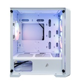 Корпус 1STPLAYER TRILOBITE T5 ARGB White / mATX / 4x120mm ARGB fans / T5-WH-4F7-W