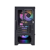 Корпус 1STPLAYER BULLET HUNTER H2 ARGB Black / mATX / 4x120mm ARGB fans / H2-BK-4F7