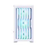 Корпус 1STPLAYER BULLET HUNTER H2 ARGB White / mATX / 4x120mm ARGB fans / H2-WH-4F7-W