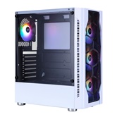 Корпус 1STPLAYER DK D4 White / ATX / 4x120mm FRGB fans / D4-WH-4F1
