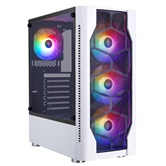Корпус 1STPLAYER DK D4 White / ATX / 4x120mm FRGB fans / D4-WH-4F1