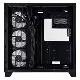 Корпус 1STPLAYER MEGAVIEW MV8-TP ARGB Black / ATX / 4x120mm ARGB fans / MV8-TP-BK-3FC7R-1FC7