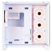 Корпус 1STPLAYER MEGAVIEW MV8-TP ARGB White / ATX / 4x120mm ARGB fans / MV8-TP-WH-3FC7R-W-1FC7-W