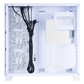 Корпус 1STPLAYER MEGAVIEW MV8-TP ARGB White / ATX / 4x120mm ARGB fans / MV8-TP-WH-3FC7R-W-1FC7-W