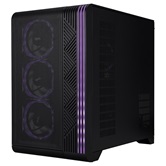 Корпус 1STPLAYER VT7 ARGB Black / ATX / 4x120mm ARGB fans / VT7-BK-4FS7