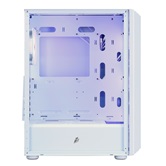 Корпус 1STPLAYER BULLET HUNTER H6 ARGB White / ATX / 4x120mm ARGB fans / H6-WH-4F7-W