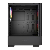 Корпус Powercase Mistral AY3B ARGB, Tempered Glass, 2x 140mm +1x 120mm ARGB Fans, чёрный, ATX  (CMAYB-A3)