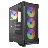 Корпус Powercase Mistral AZ4B ARGB, Tempered Glass, 4x 120mm ARGB Fans, чёрный, ATX  (CMAZB-A4)