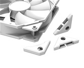 Вентилятор ID-COOLING TF-12025 WHITE 120x120x25мм (60шт./кор, PWM, резиновые углы, белый, 700-1800об/мин)  BOX