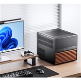Корпус JONSBO N5 Black без БП, mini-ITX, micro-ATX, ATX, EATX, черный