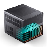 Корпус JONSBO N5 Black без БП, mini-ITX, micro-ATX, ATX, EATX, черный